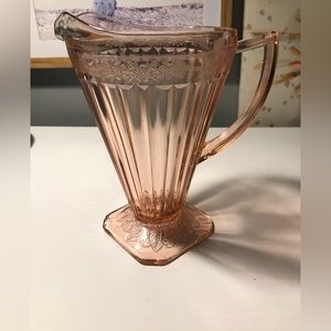 Jeanette Depression Glass Pink Pitcher